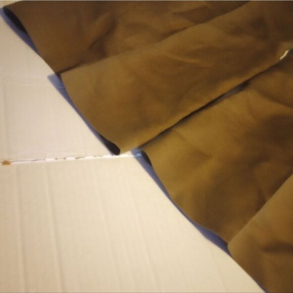 Larry Levine wide leg lenin trousers with button closure - Picture 9 of 9